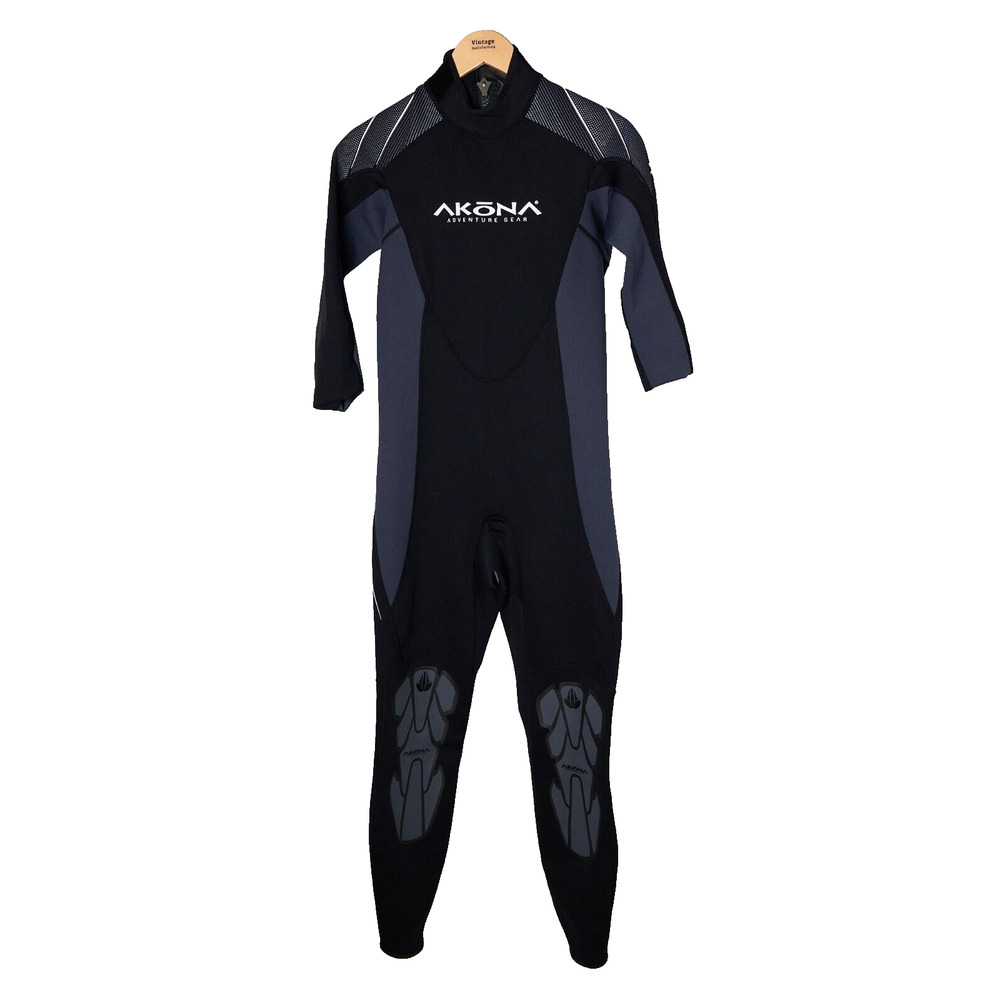 Akona Men's 1mm 3/4 Sleeve Full Wetsuit Free Dive Surf Scuba Snorkel Sz M